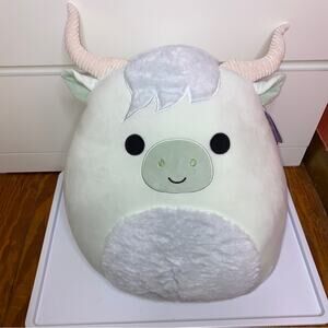 Squishmallow Iver the Highland Cow 16”